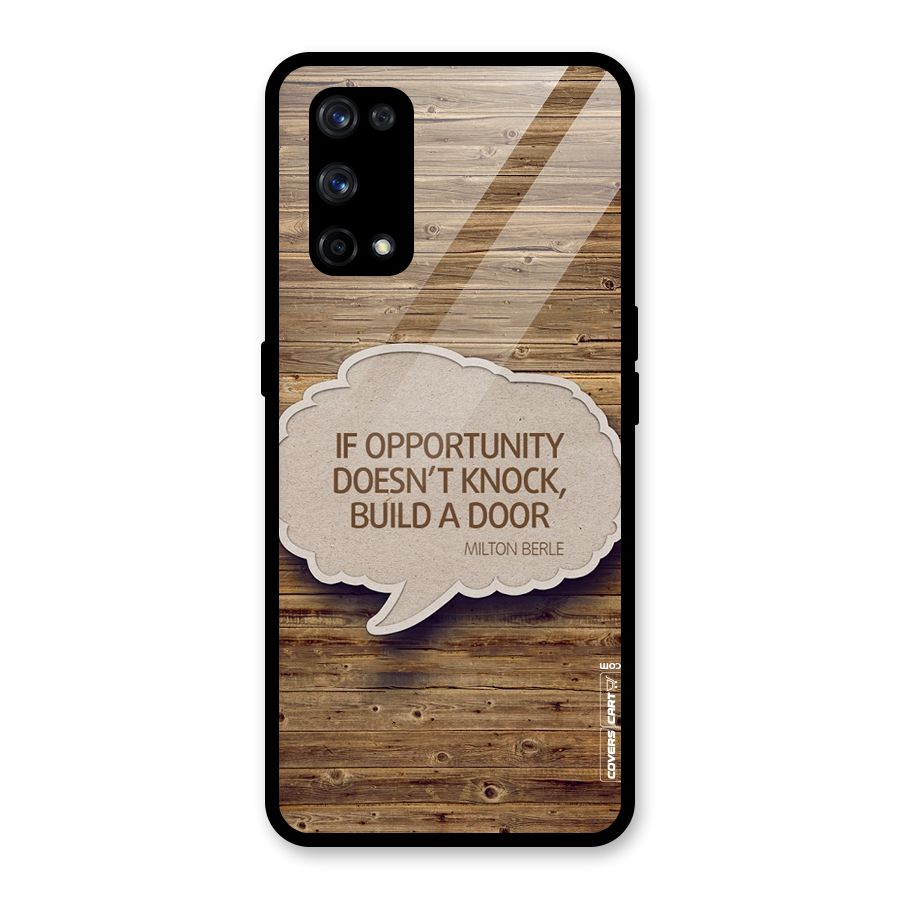 Build Your Door Glass Back Case for Realme X7 Pro