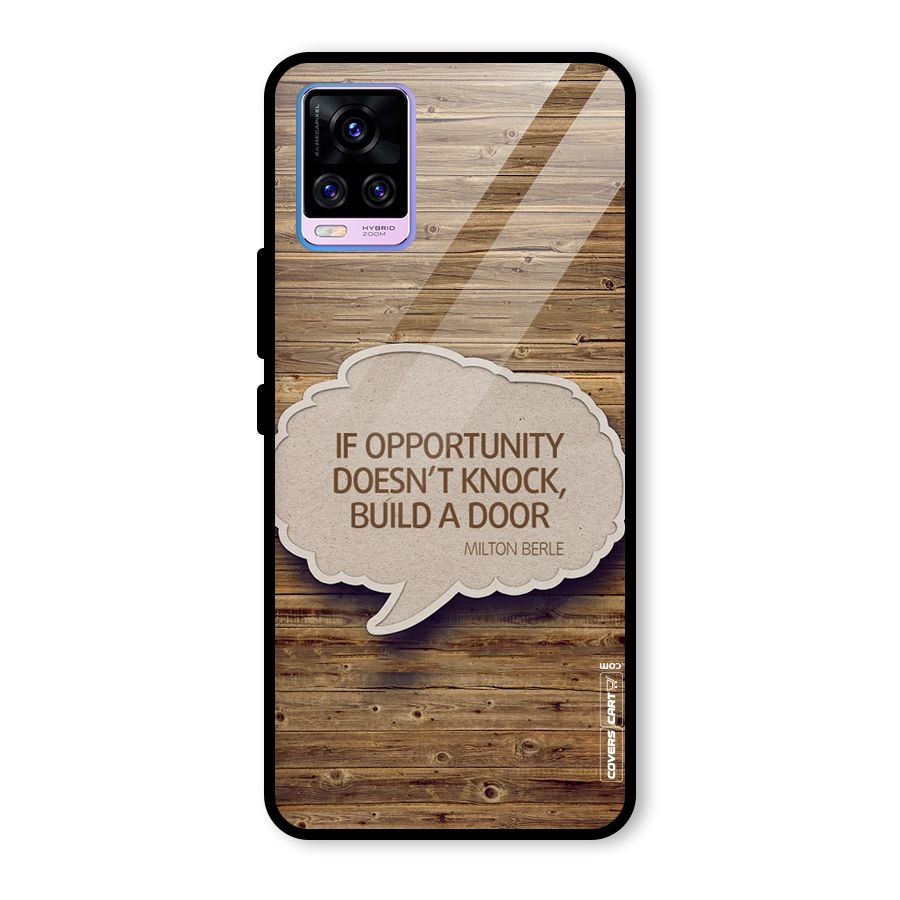 Build Your Door Glass Back Case for Vivo V20 Pro