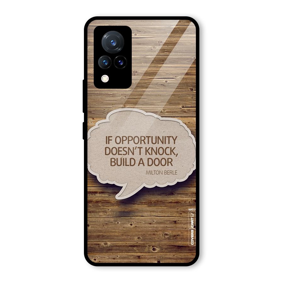 Build Your Door Glass Back Case for Vivo V21 5G