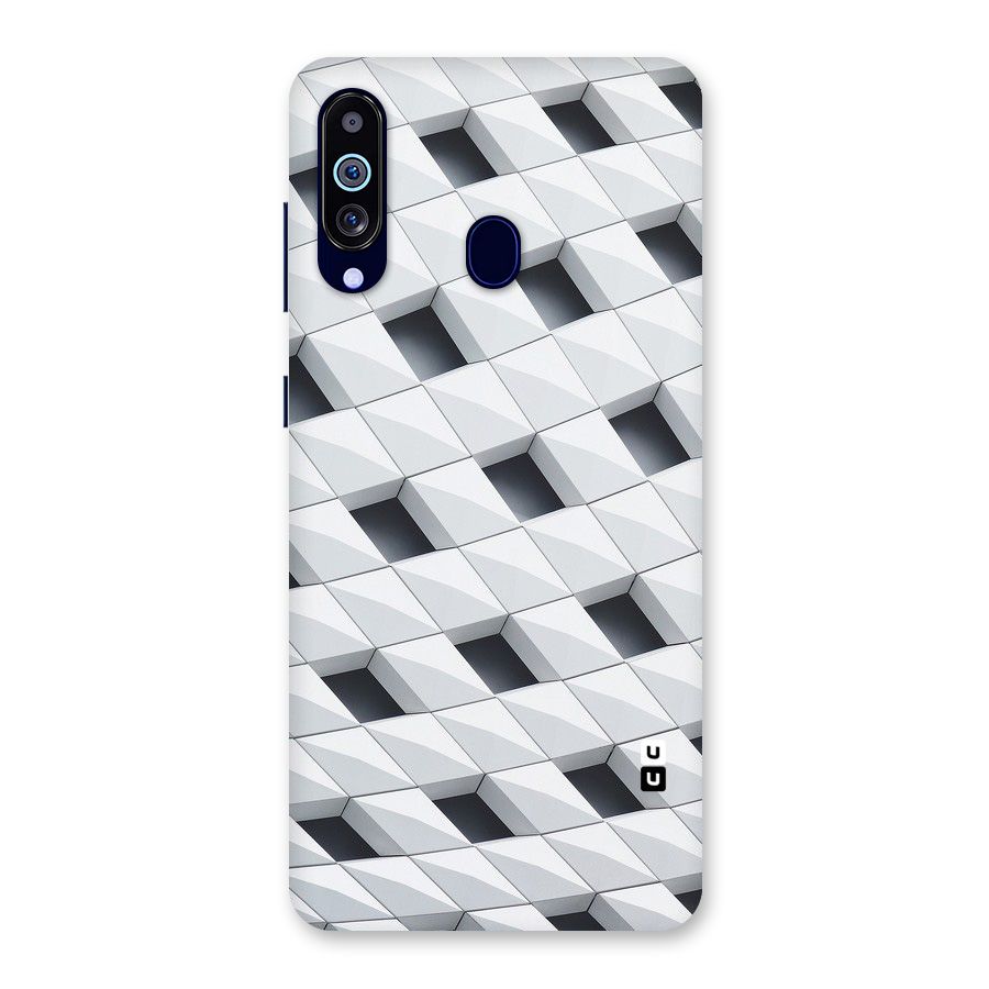 Building Pattern Back Case for Galaxy A60
