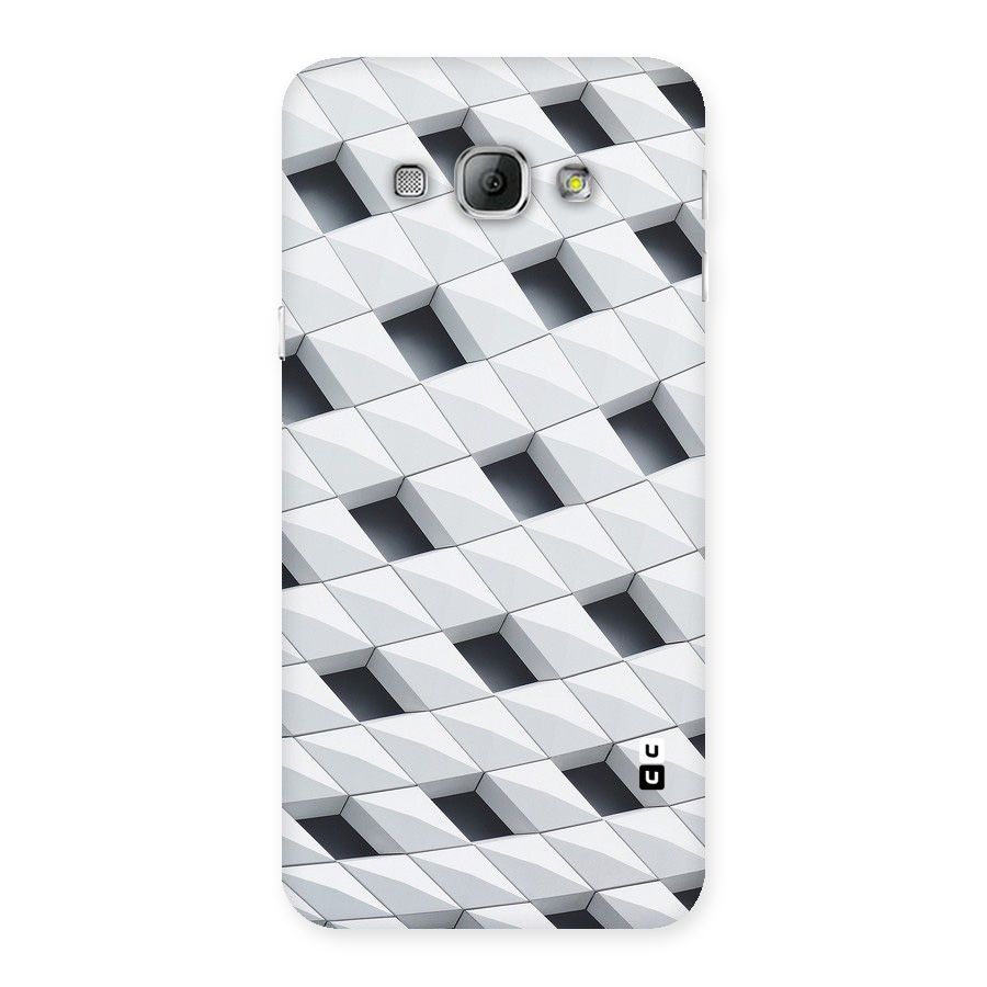 Building Pattern Back Case for Galaxy A8