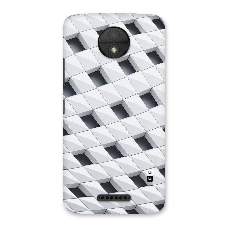 Building Pattern Back Case for Moto C