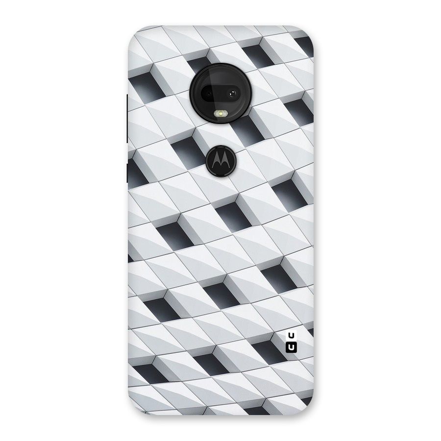 Building Pattern Back Case for Moto G7