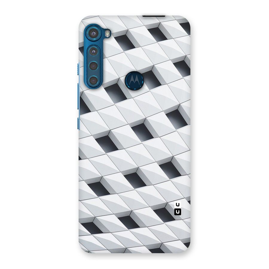 Building Pattern Back Case for Motorola One Fusion Plus