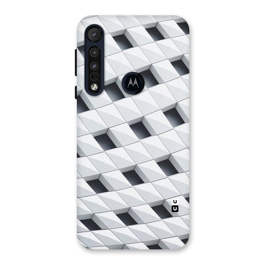 Building Pattern Back Case for Motorola One Macro