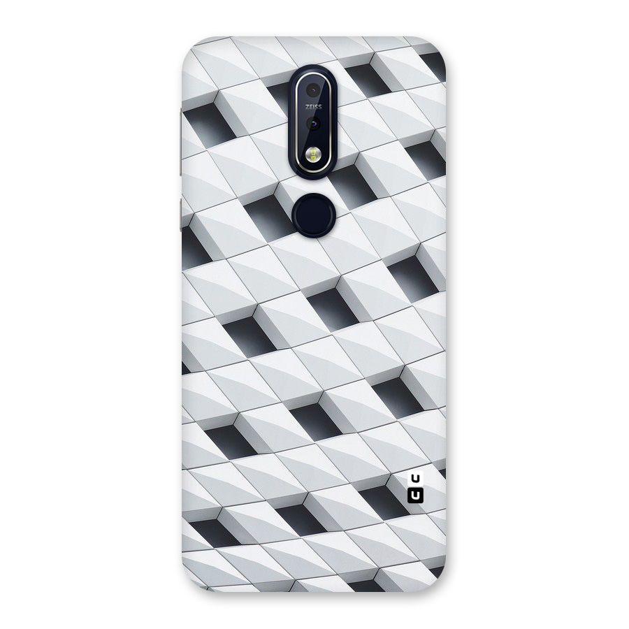 Building Pattern Back Case for Nokia 7.1
