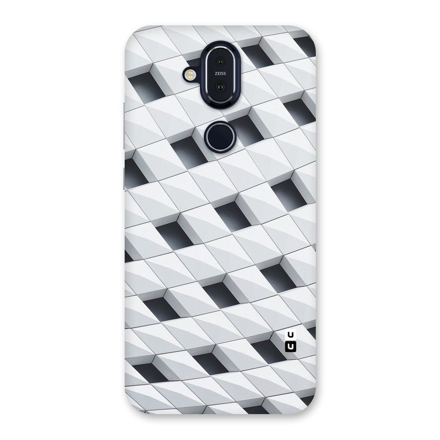 Building Pattern Back Case for Nokia 8.1