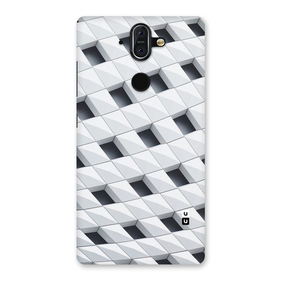 Building Pattern Back Case for Nokia 8 Sirocco