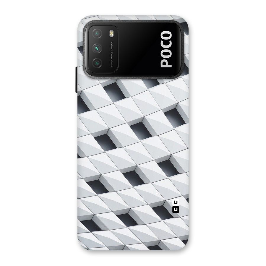 Building Pattern Back Case for Poco M3