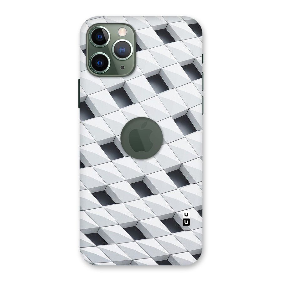 Building Pattern Back Case for iPhone 11 Pro Logo  Cut