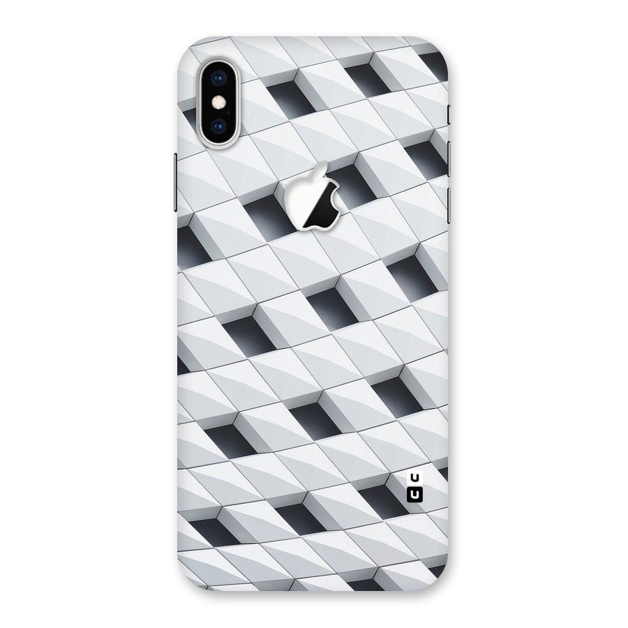 Building Pattern Back Case for iPhone XS Max Apple Cut