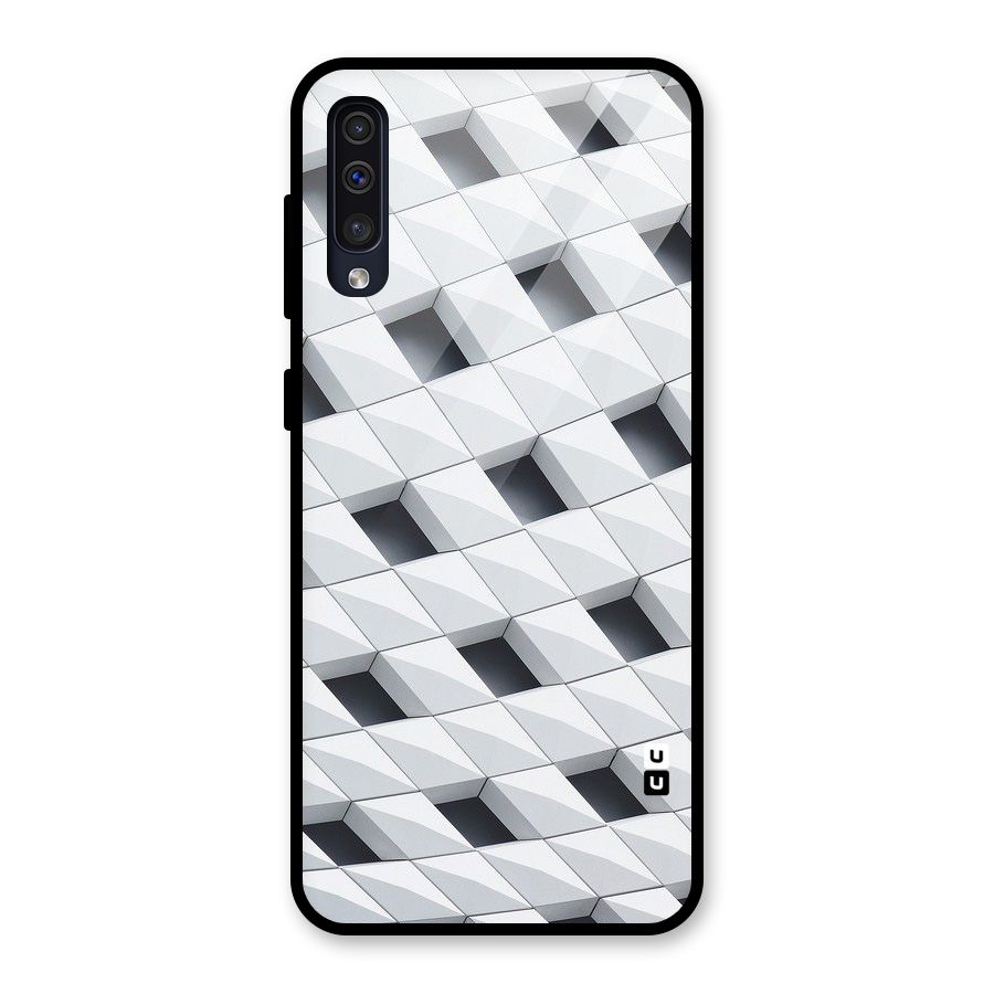 Building Pattern Glass Back Case for Galaxy A30s