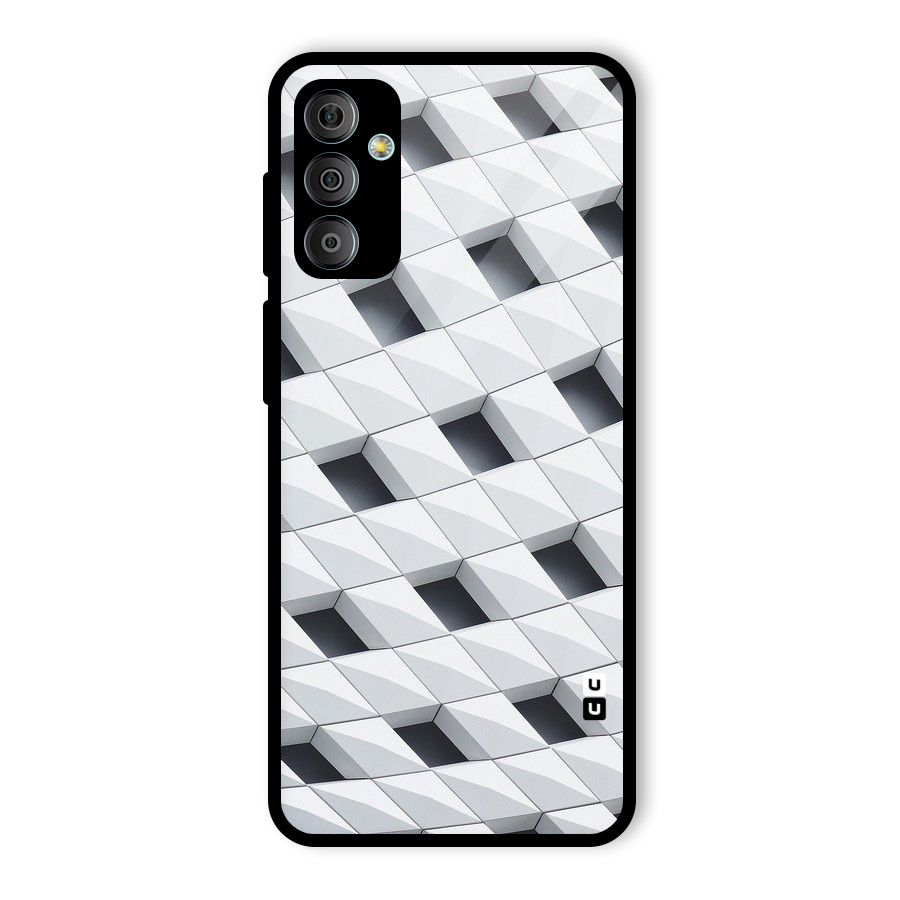 Building Pattern Glass Back Case for Galaxy F23