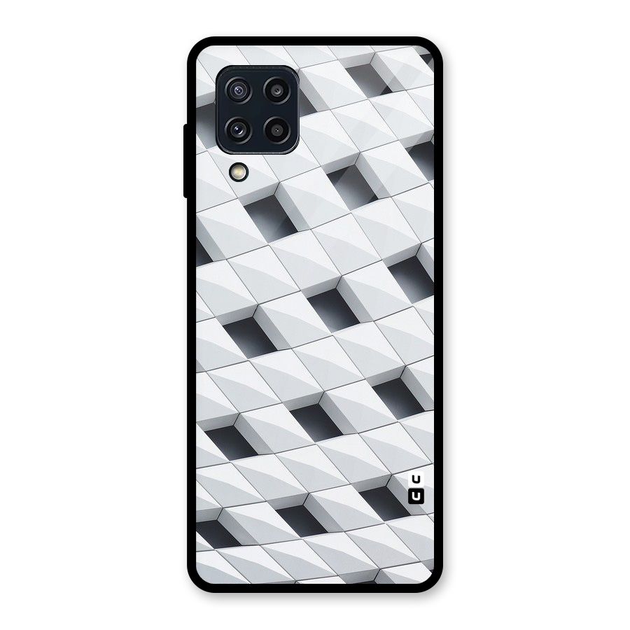 Building Pattern Glass Back Case for Galaxy M32