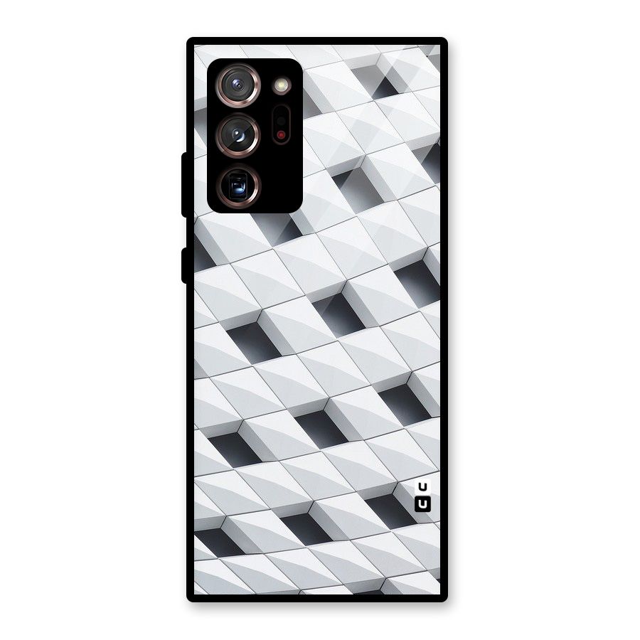 Building Pattern Glass Back Case for Galaxy Note 20 Ultra 5G
