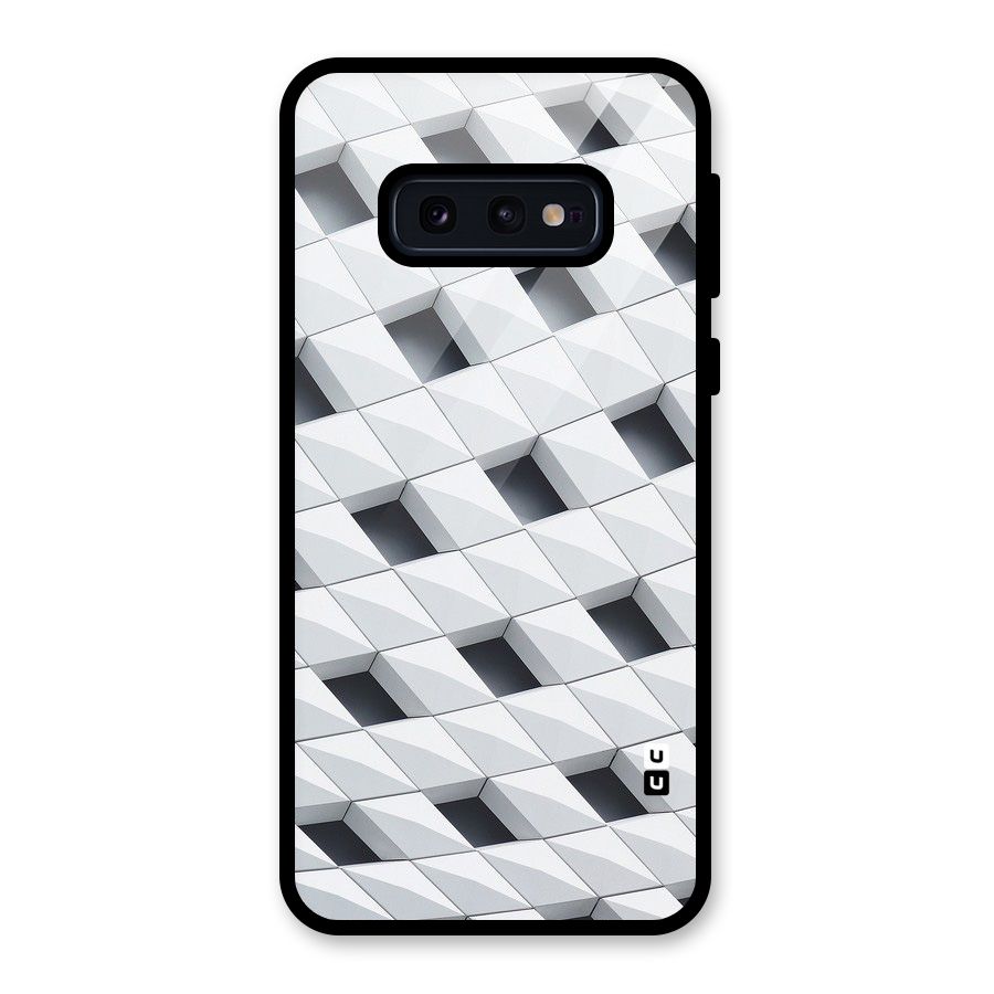 Building Pattern Glass Back Case for Galaxy S10e
