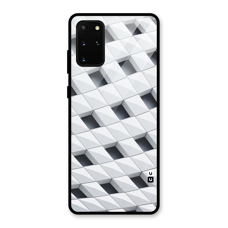 Building Pattern Glass Back Case for Galaxy S20 Plus