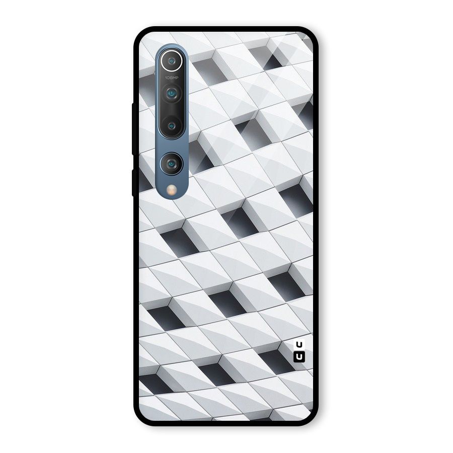 Building Pattern Glass Back Case for Mi 10