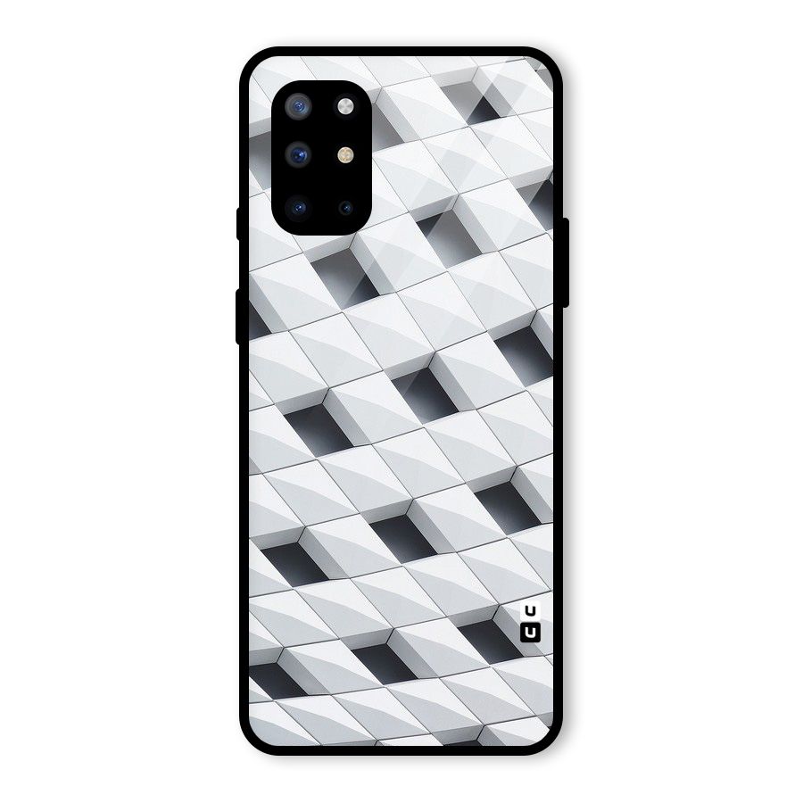 Building Pattern Glass Back Case for OnePlus 8T