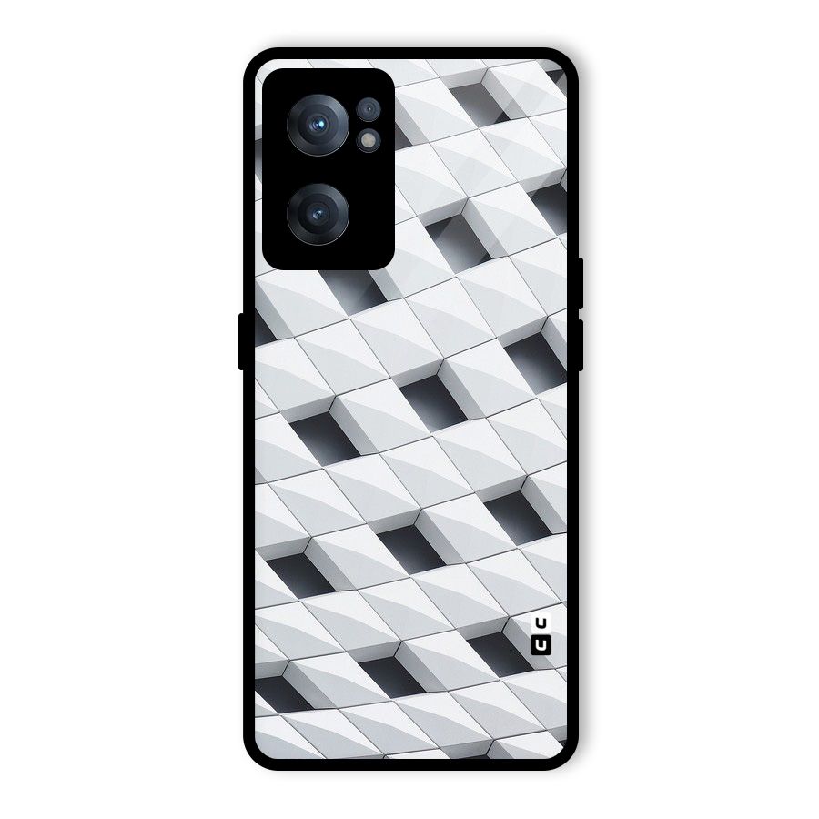 Building Pattern Glass Back Case for OnePlus Nord CE 2 5G