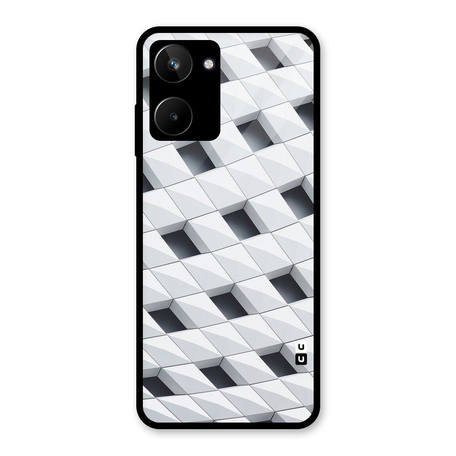 Building Pattern Glass Back Case for Realme 10
