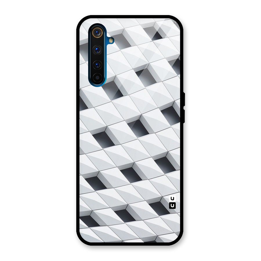 Building Pattern Glass Back Case for Realme 6 Pro