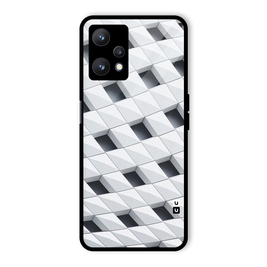 Building Pattern Glass Back Case for Realme 9 Pro 5G