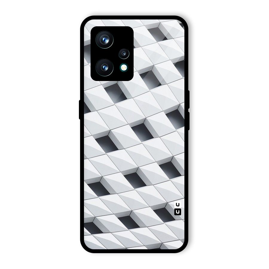 Building Pattern Glass Back Case for Realme 9 Pro Plus 5G