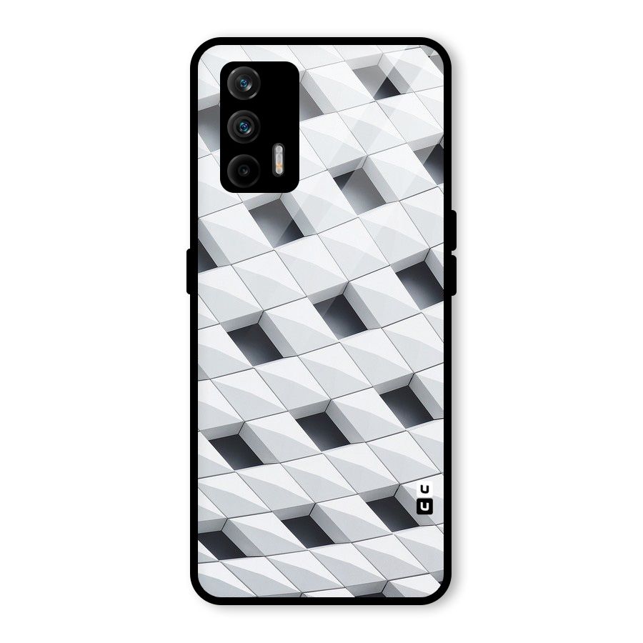 Building Pattern Glass Back Case for Realme GT 5G