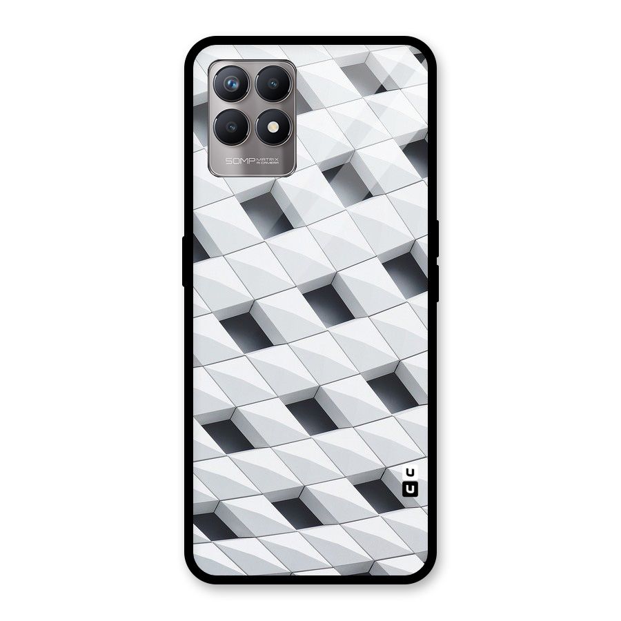 Building Pattern Glass Back Case for Realme Narzo 50