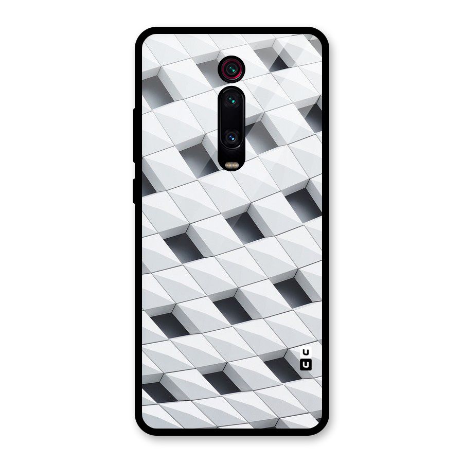 Building Pattern Glass Back Case for Redmi K20