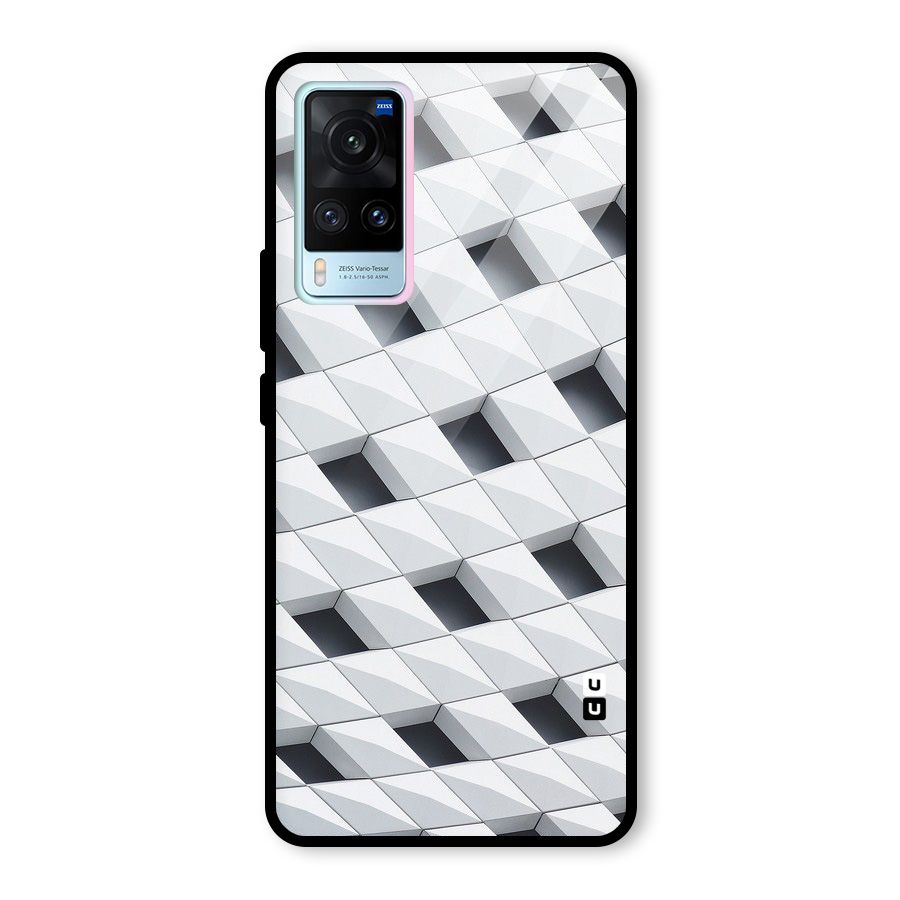 Building Pattern Glass Back Case for Vivo X60