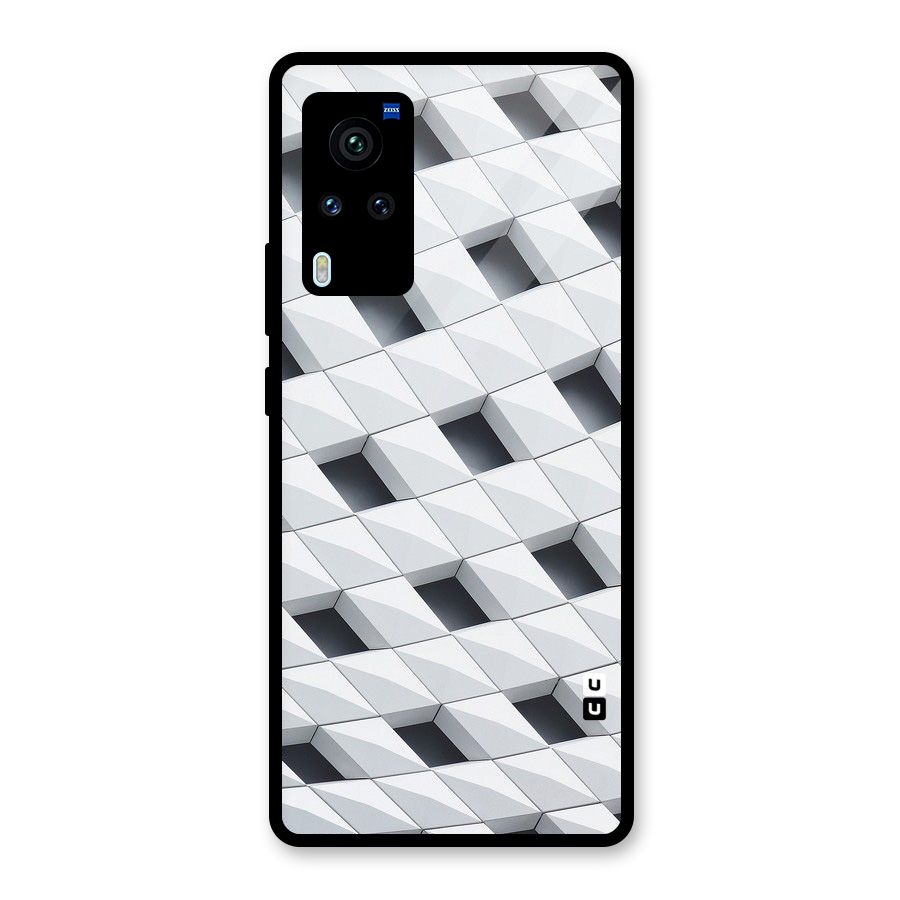 Building Pattern Glass Back Case for Vivo X60 Pro