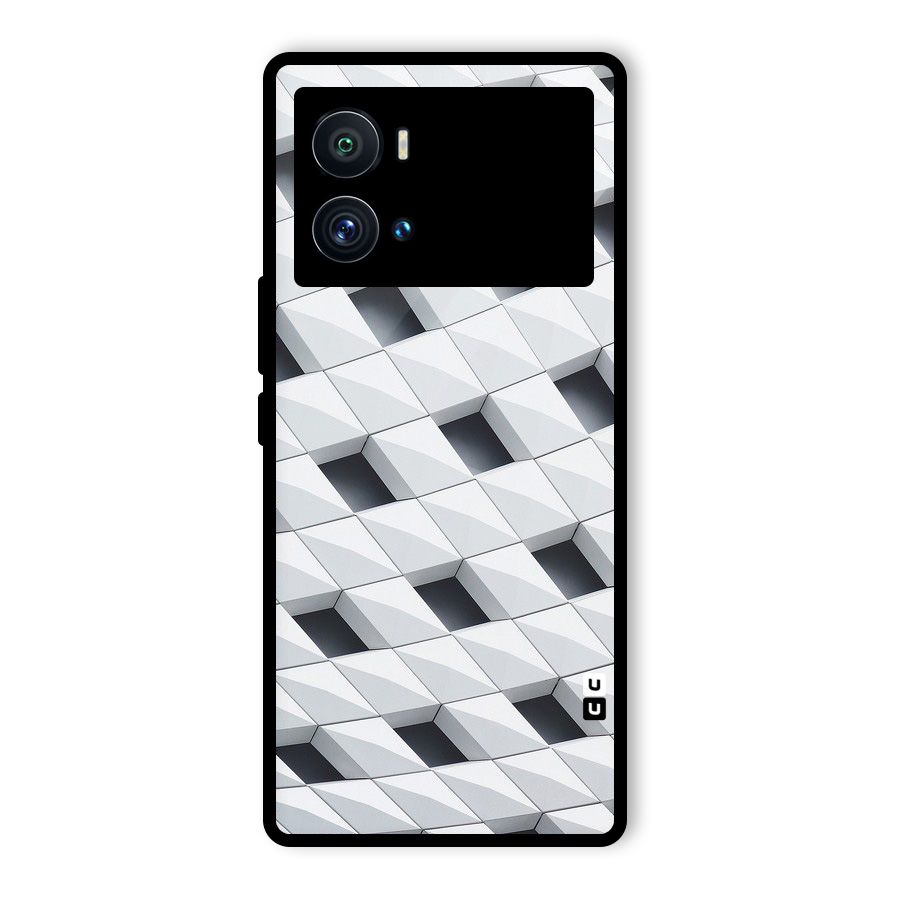 Building Pattern Glass Back Case for Vivo iQOO 9 Pro