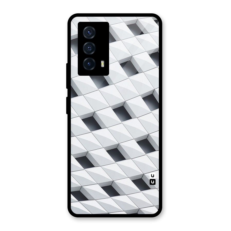 Building Pattern Glass Back Case for Vivo iQOO Z5