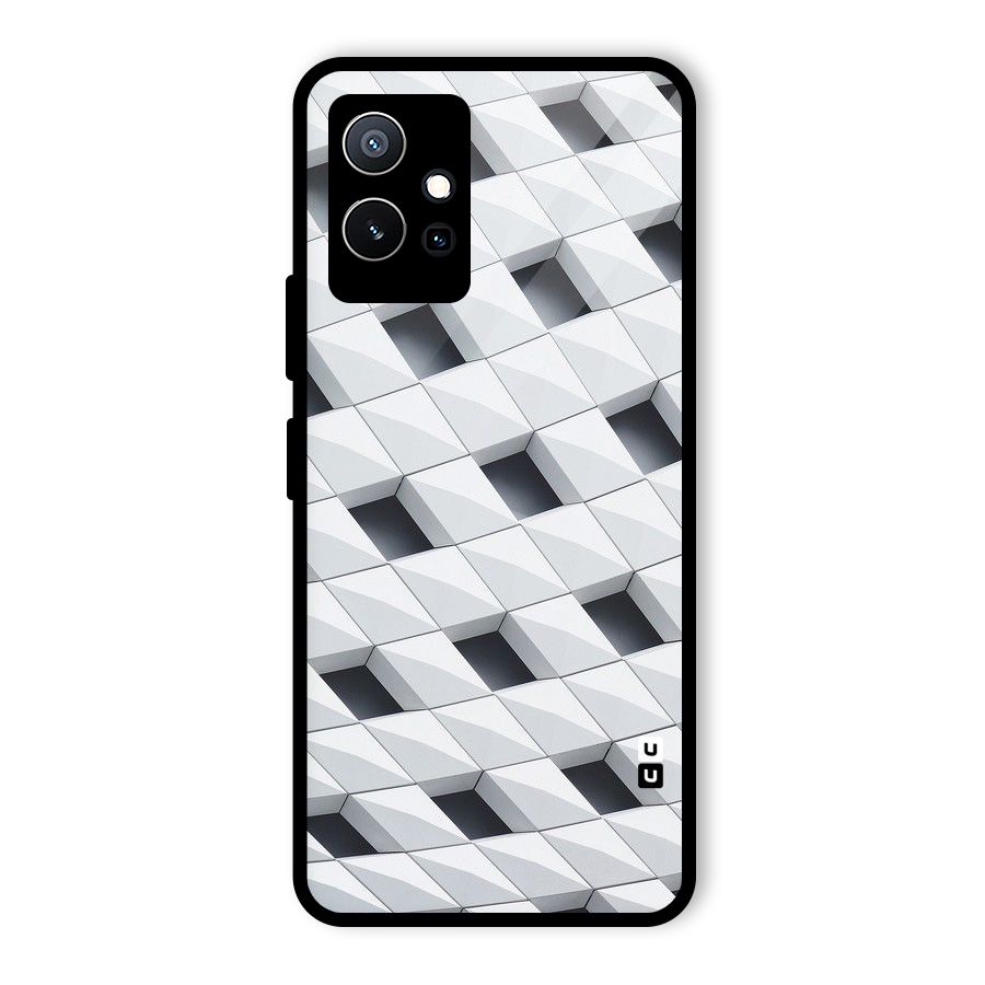 Building Pattern Glass Back Case for Vivo iQOO Z6