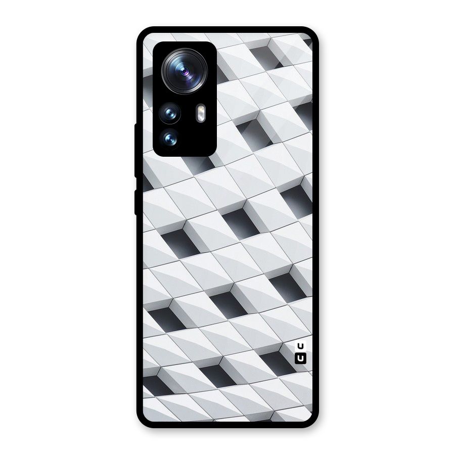 Building Pattern Glass Back Case for Xiaomi 12 Pro
