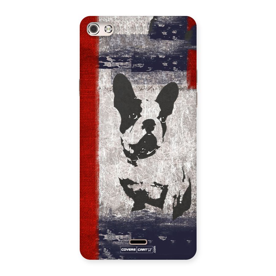 Bull Dog Back Case for Micromax Canvas Silver 5