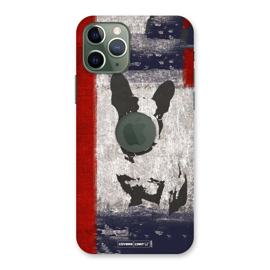 Bull Dog Back Case for iPhone 11 Pro Logo  Cut
