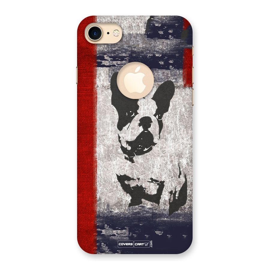 Bull Dog Back Case for iPhone 7 Logo Cut
