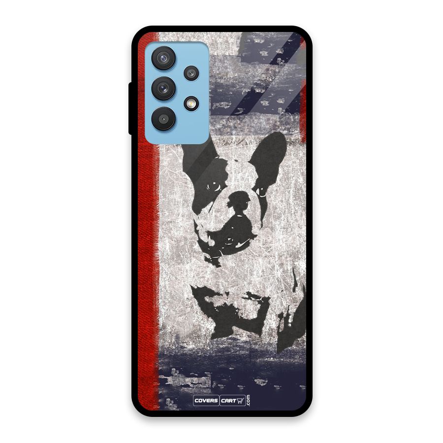Bull Dog Glass Back Case for Galaxy M32 5G