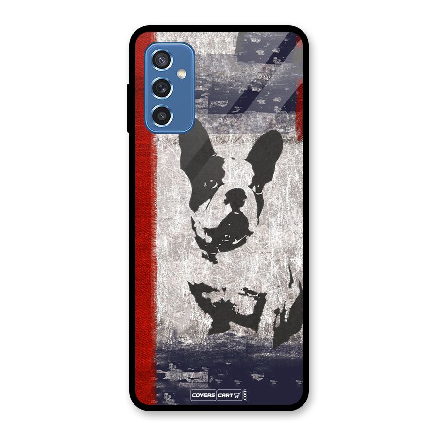 Bull Dog Glass Back Case for Galaxy M52 5G