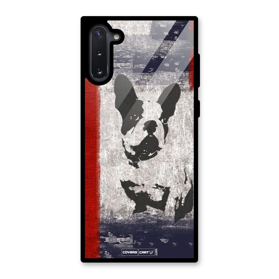 Bull Dog Glass Back Case for Galaxy Note 10