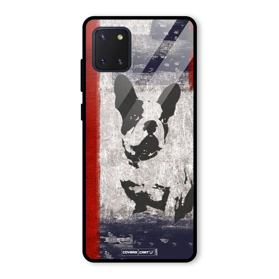 Bull Dog Glass Back Case for Galaxy Note 10 Lite
