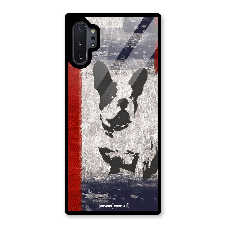 Bull Dog Glass Back Case for Galaxy Note 10 Plus