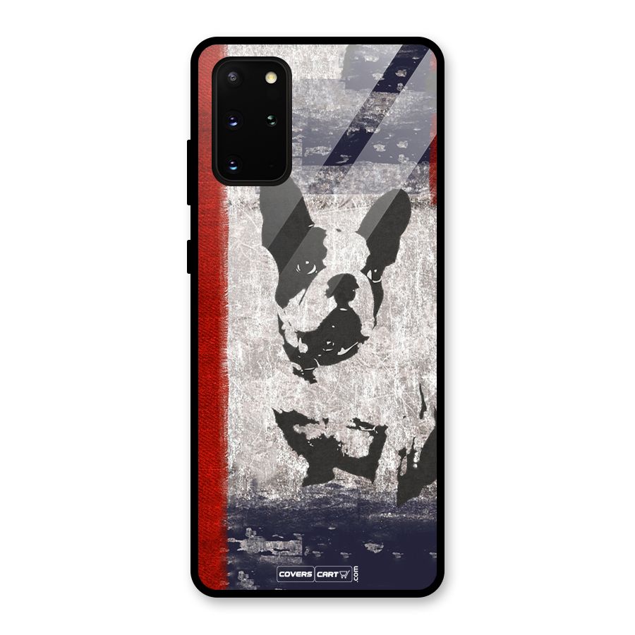 Bull Dog Glass Back Case for Galaxy S20 Plus