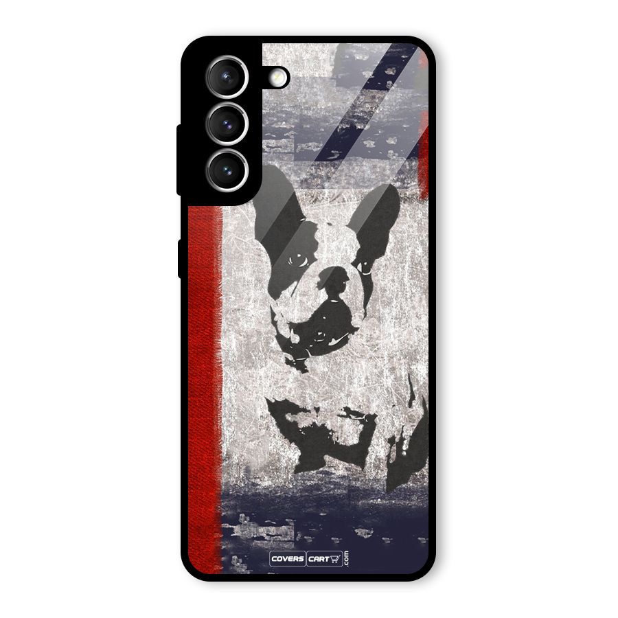 Bull Dog Glass Back Case for Galaxy S21 5G