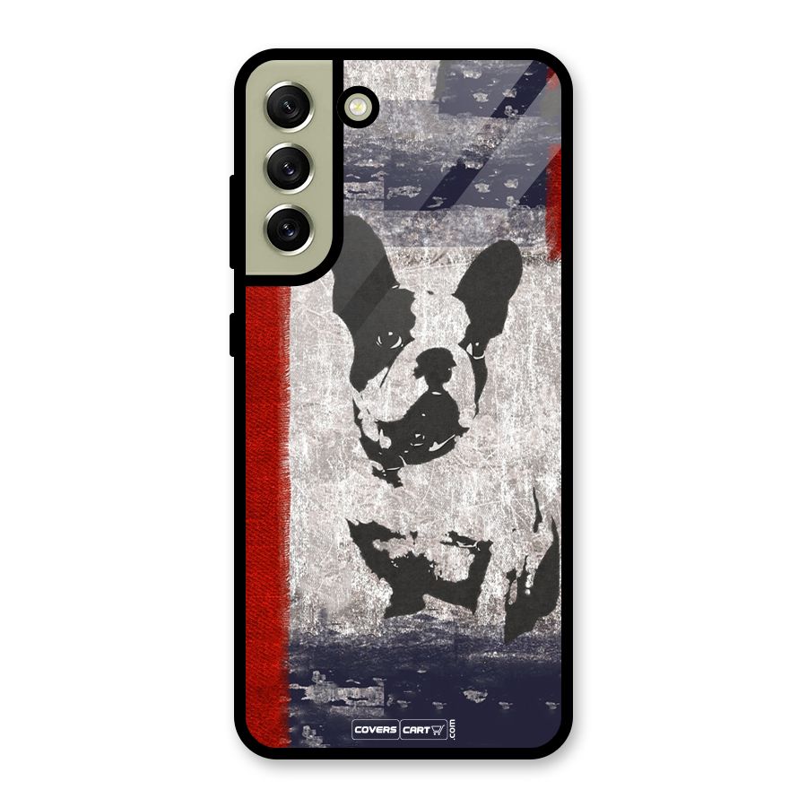 Bull Dog Glass Back Case for Galaxy S21 FE 5G