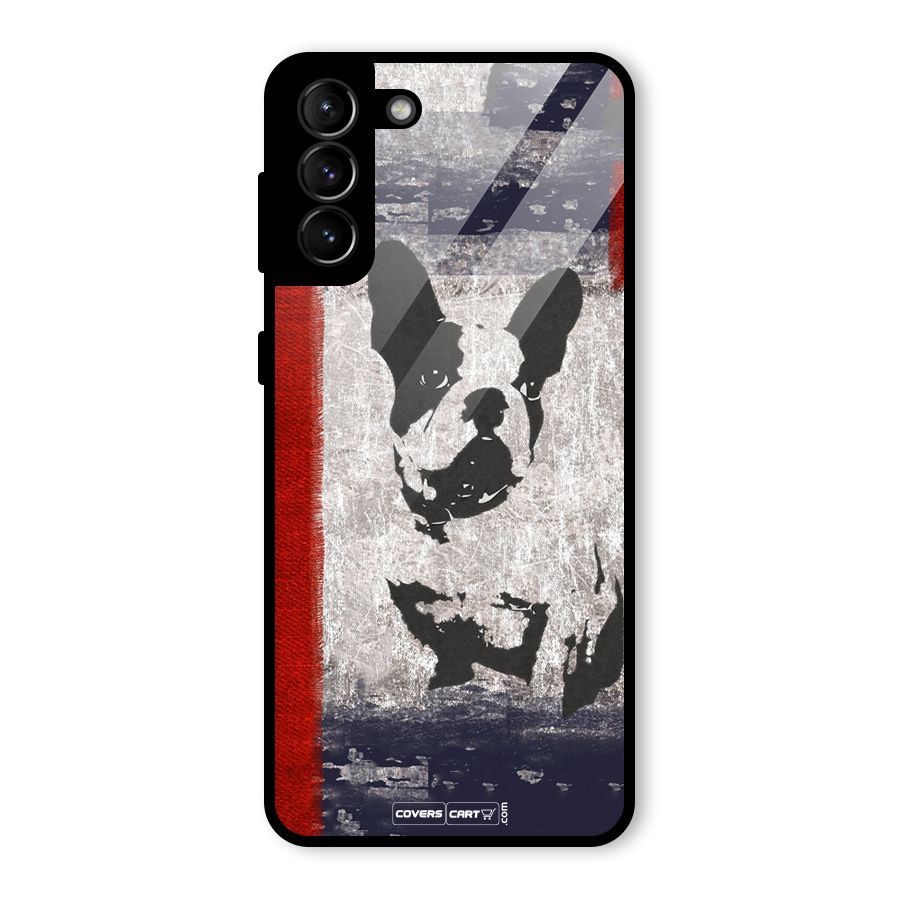 Bull Dog Glass Back Case for Galaxy S21 Plus