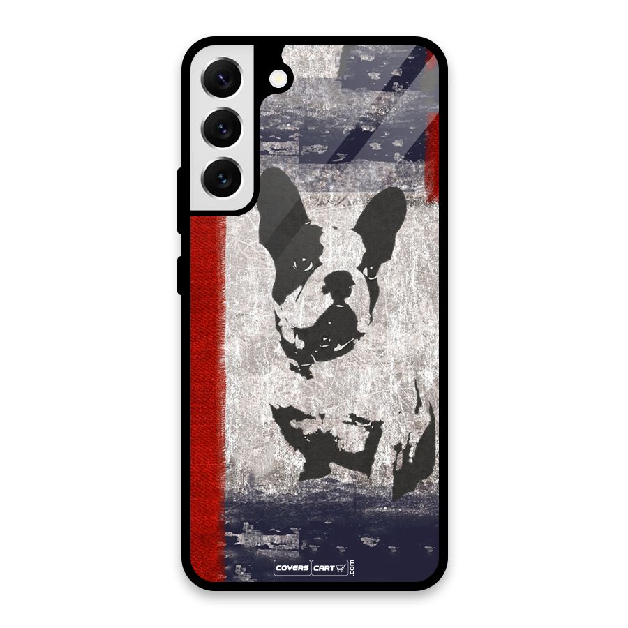Bull Dog Glass Back Case for Galaxy S22 Plus 5G